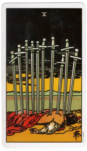 Ten of Swords